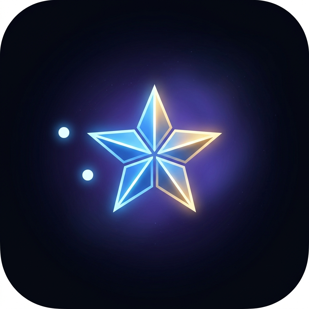Dot Dot Star Icon
